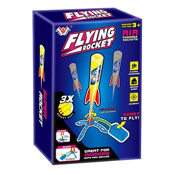 Rocket Launch Pad with 3 Foam Arrows