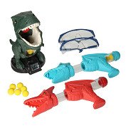 Ball-Shooter, der Dino-Ziel bewegt