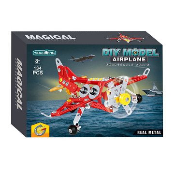 Metalen Constructieset Vliegtuig, 134dlg.