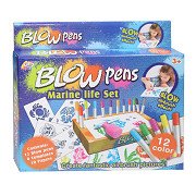 Underwater World Blow Pen Set with Pump