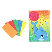 Mosaic Dolphin Making