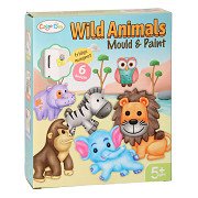 Wilde Tiere gießen und bemalen