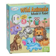 Wilde Tiere gießen und bemalen