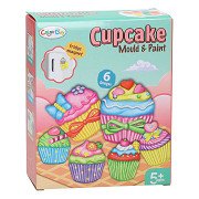 Pouring & Painting Cupcakes