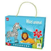 Floor Puzzle Wild Animals, 100 pcs.