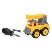 Construction Wagon with Screw-On Wheels - Yellow