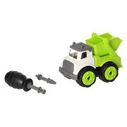 Dump Truck with Screw-On Wheels - Green