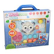 Jumbo Insert Mosaic Buttons in Case, 60pcs.