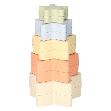 Kleinkind-Stapelturm Stern Pastell, 5 Stk.