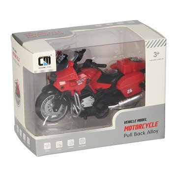 Pull-back Motor Red with Light and Sound