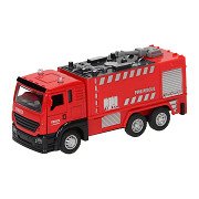 Pull-back Fire Truck Red Light and Sound