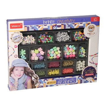 Jewelry Making Bead Set Pastel & Metallic