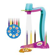 Zeichenprojektor, 11-teilig.