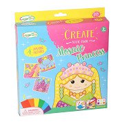 Mosaic Princess Craft Kit, 4 Plates