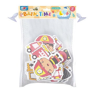 Foam Badfiguren Brandweer & Constructie