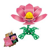 Metalen Constructieset Roze Klaproos