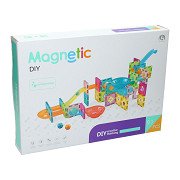 Magnetic Marble Run Construction Set - 91pcs.