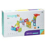 Magnetic Marble Run Construction Set - 61pcs.