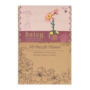 Wooden 3D Construction Kit Daisy Flower - 99 pcs.