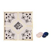 Wooden Puck Shooting Game - 4 Players