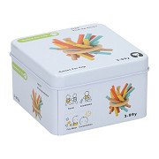 Houten Spelletje in Blikje - Ring Mikado