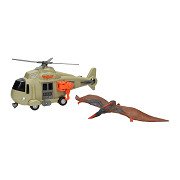 Hubschrauber mit Dinosaurier – inkl. Licht und Ton