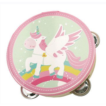 Wooden Tambourine Unicorn
