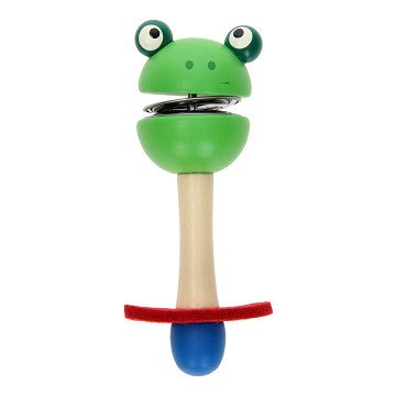 Houten Handbel - Kikker