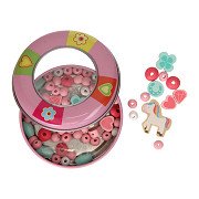 Jewelry Bracelets Playset, Clementoni- Crazy Chic-Wow Bracelets,  Multicolore, 18506