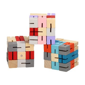 Wooden Switch Puzzle Robot