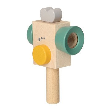 Wooden Video Camera - Blue