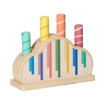 Wooden Pop-up Game - Cloud