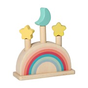 Wooden Pop-up Game - Rainbow