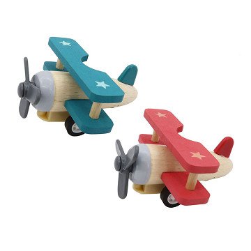 Wooden Double Decker Airplane