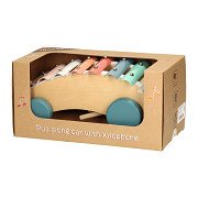 Zugfahrzeug Xylophon Pastell