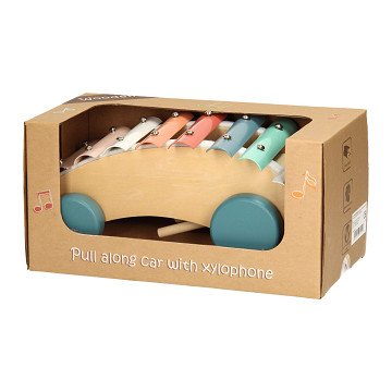 Zugfahrzeug Xylophon Pastell