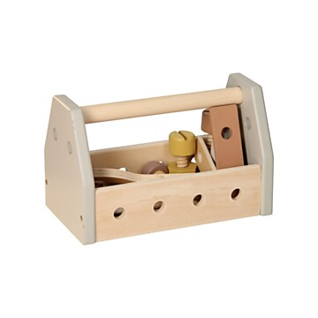 Wooden Tool Box - Yellow