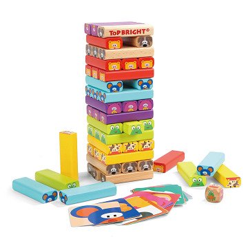 Houten Stapelspel Dieren