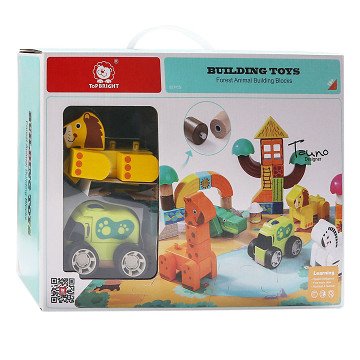 Building blocks Forest animals, 82 pcs