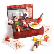 Barbecue play box, 35 pieces.