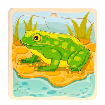 Layers Puzzle Cycle - Frog
