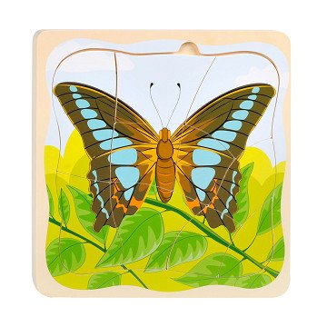 Layer Puzzle Cycle - Butterfly