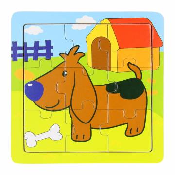 Houten Puzzel Hond