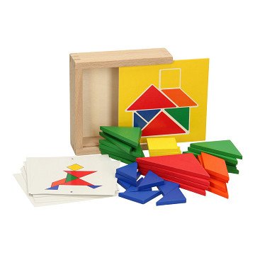 Houten Tangram Puzzel