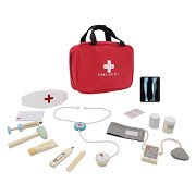 Arzt-Spielset aus Holz in der Tasche – 14-tlg.