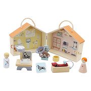 Tierarzt-Spielset aus Holz, 13-tlg.