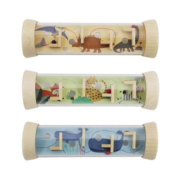 Labyrinthröhre aus Holz