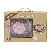 Geburtstagstorte aus Holz, 27-tlg.