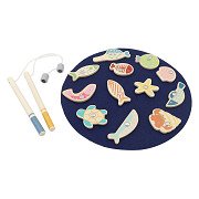 Wooden Magnetic Fishing Game, 15 pcs.