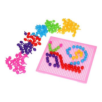 Mosaic set with storage compartments, 210 pcs.